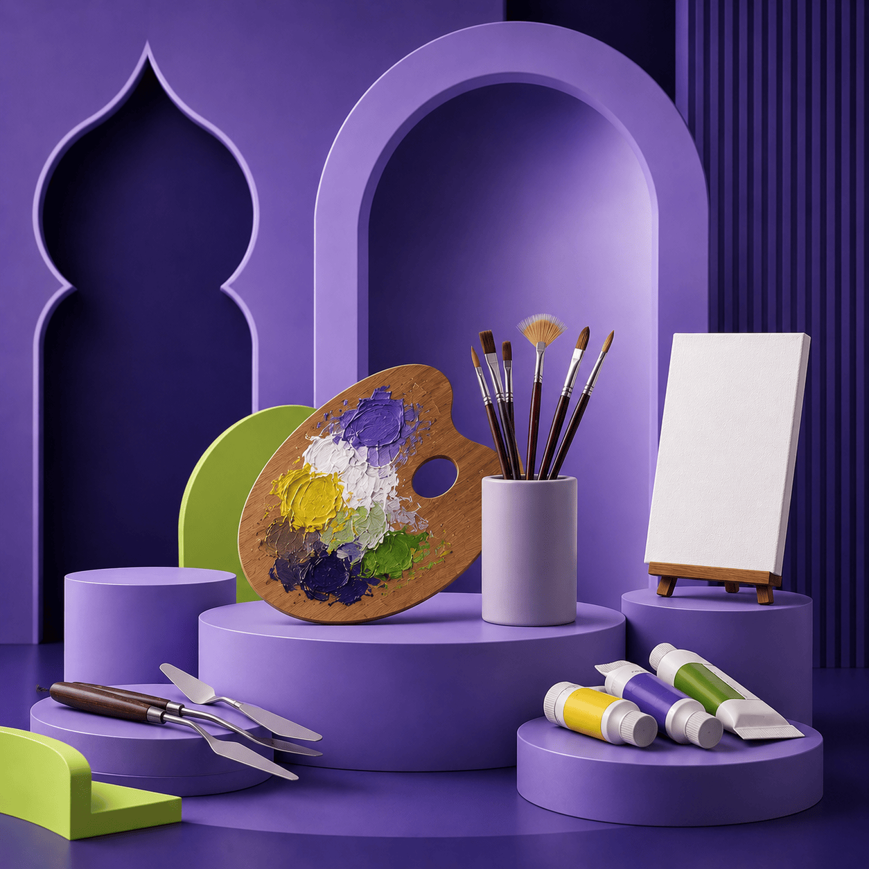 ابزار نقاشی و رنگ‌آمیزی