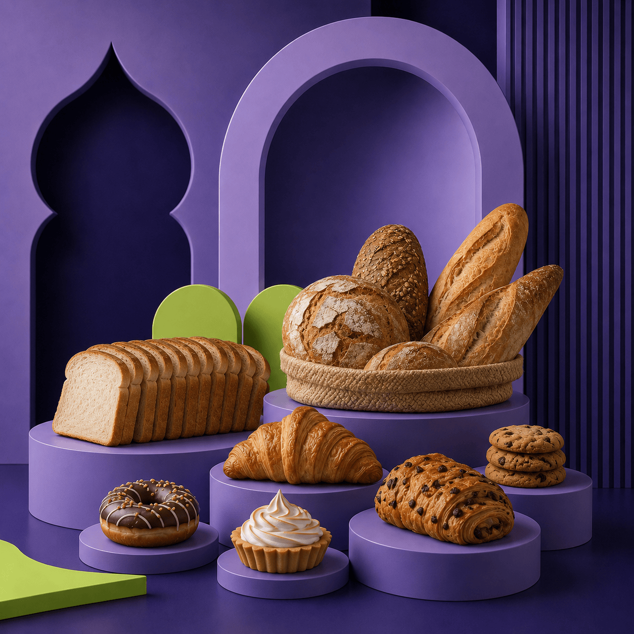 نان، شیرینی و قنادی