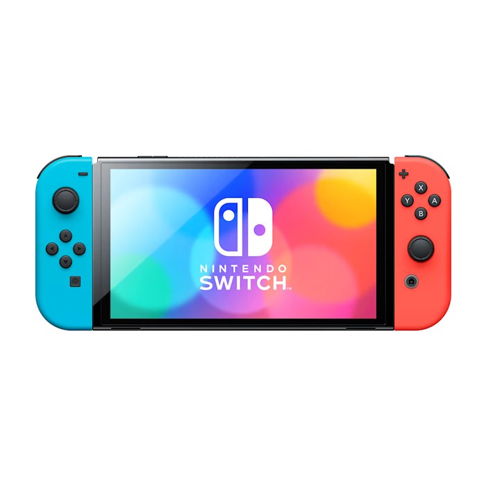کنسول بازی نینتندو قابل حمل نینتندو Switch OLED Neon Blue and Neon Red Joy-Con